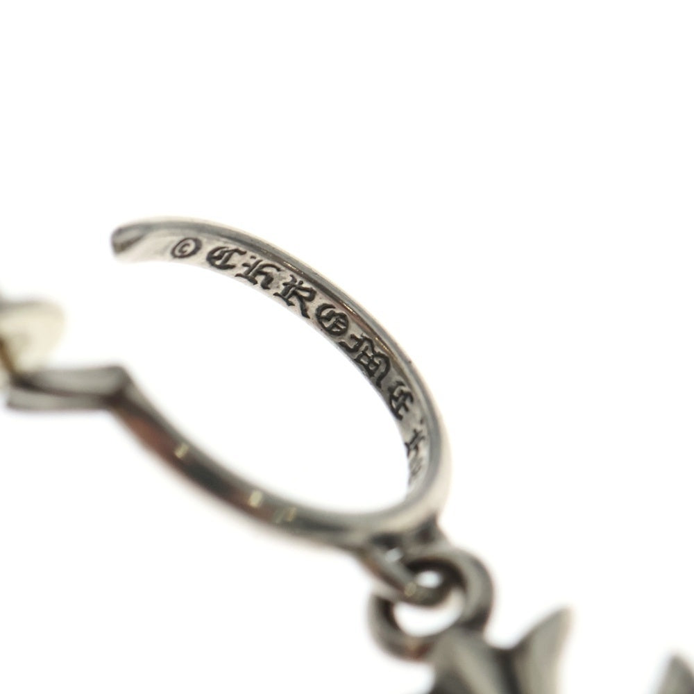 CHROME HEARTS(クロムハーツ) TINY CH CROSS タイニーCHクロス フープピアス シルバー BCA115