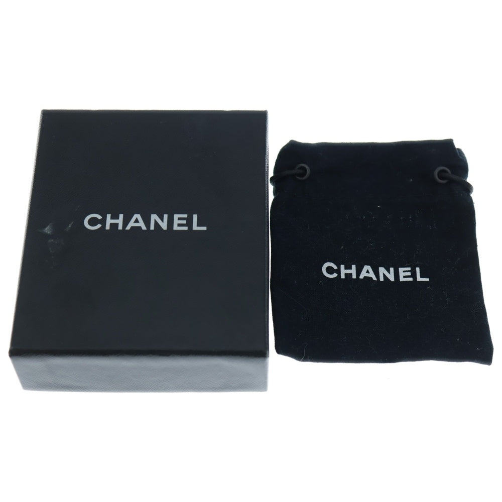 CHANEL(シャネル) ココマーク ラインストーン ヘアクリップ バレッタ ブラック ゴールド金具 レディース