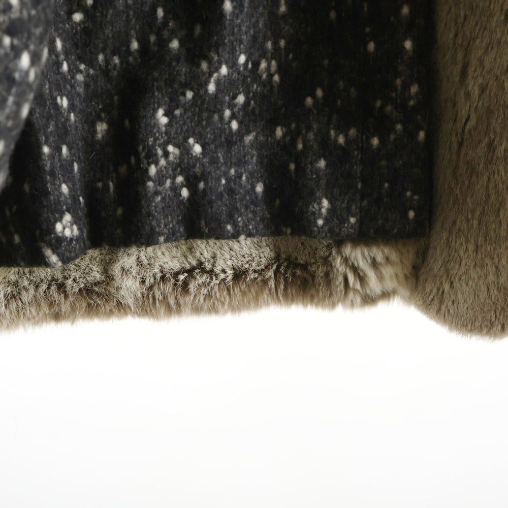 CHANEL(シャネル) 01AW ココマークボタン ラビットファー ウール