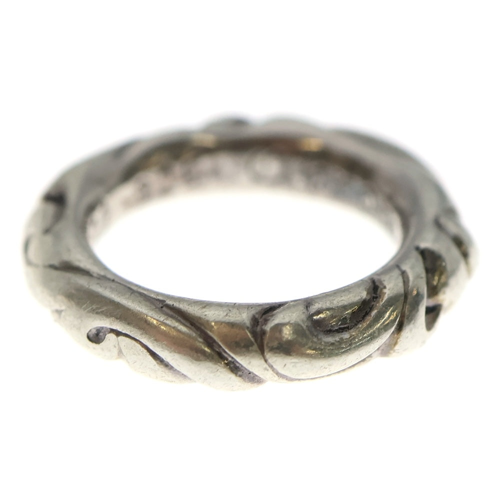 CHROME HEARTS(クロムハーツ) SCRL BAND スクロールバンド リング シルバー BCA351