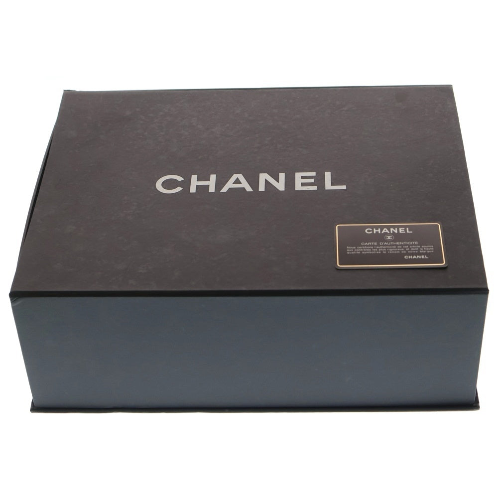 CHANEL(シャネル) ボーイシャネル ココマーク ラムスキン レザー チェーン ショルダーバッグ シルバー金具 ブラック 23番台 レディース