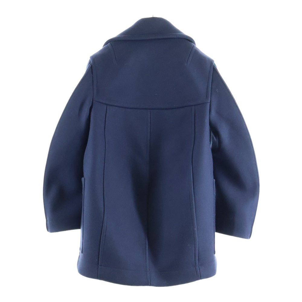BOTTEGA VENETA(ボッテガヴェネタ) ウール ダブルブレストピーコート ネイビー レディース