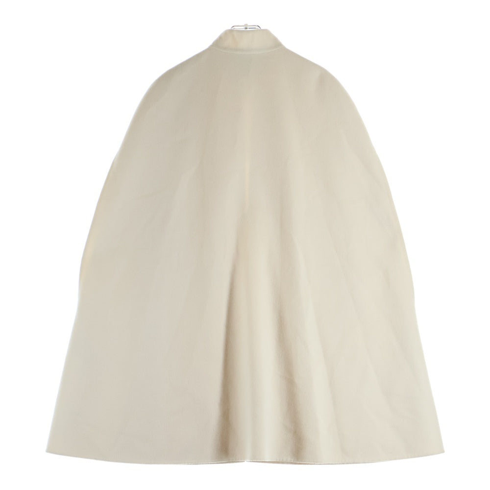 VALENTINO(ヴァレンティノ) Vロゴプレート アンゴラ混 ウール ケープ コート ホワイト レディース RB3CG1354AS