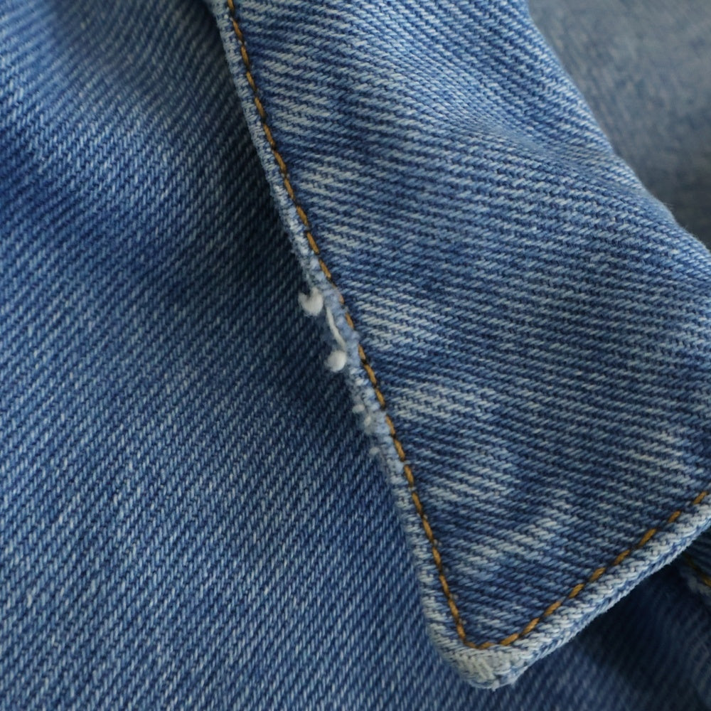 PRADA(プラダ) トライアングルロゴ デニムトラッカージャケット ブルゾン ブルー GFB310