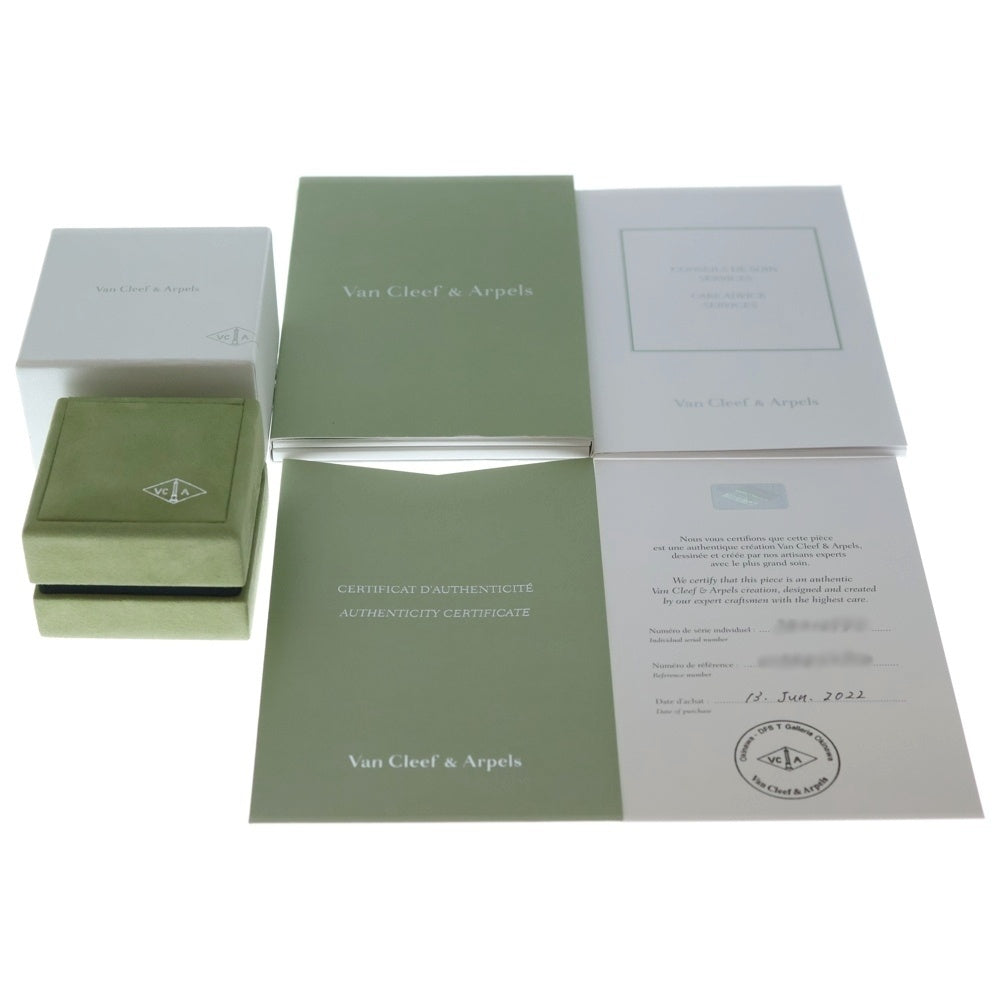 Van Cleef & Arpels(ヴァンクリーフアンドアーペル) スウィートアルハンブラ ダイヤ ネックレス Au750 K18 WG ホワイトゴールド VCARO85900 レディース