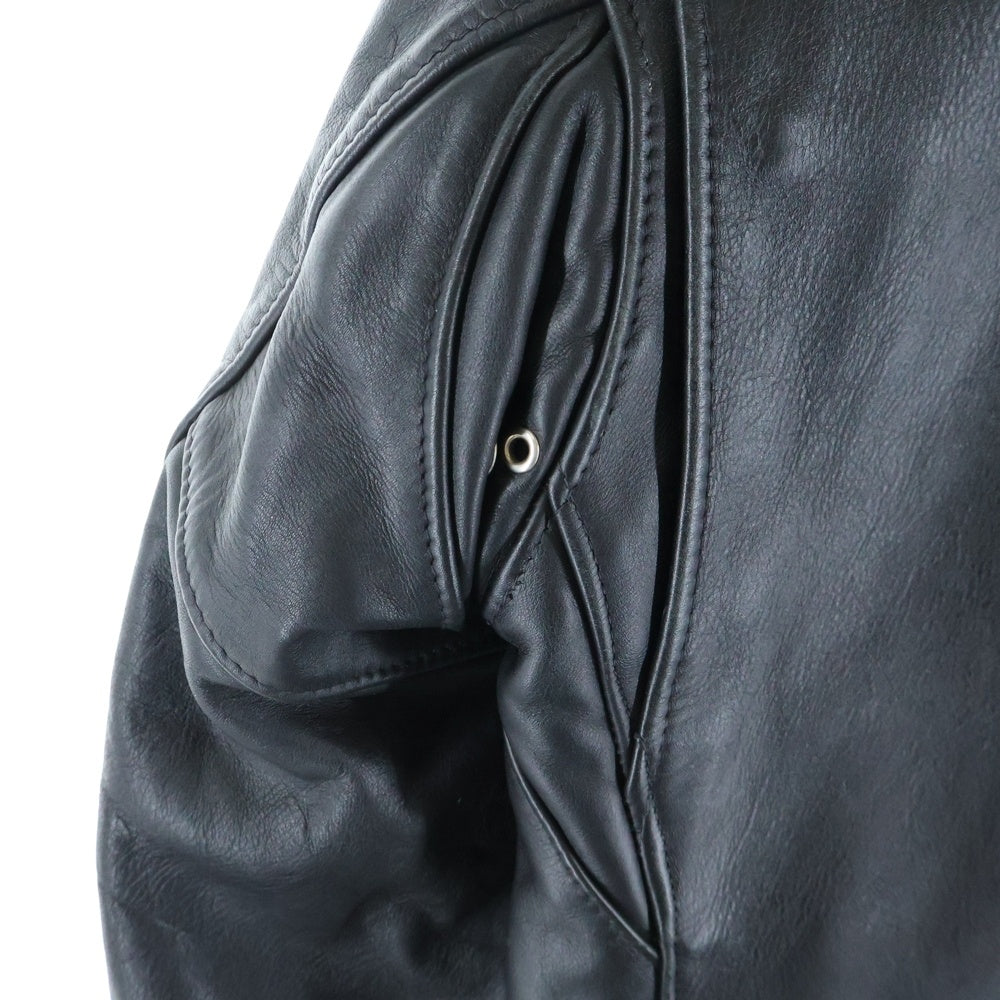 SCHOTT(ショット) PERFECTO パーフェクト レザー ジップアップ ダブル ライダースジャケット ブラック