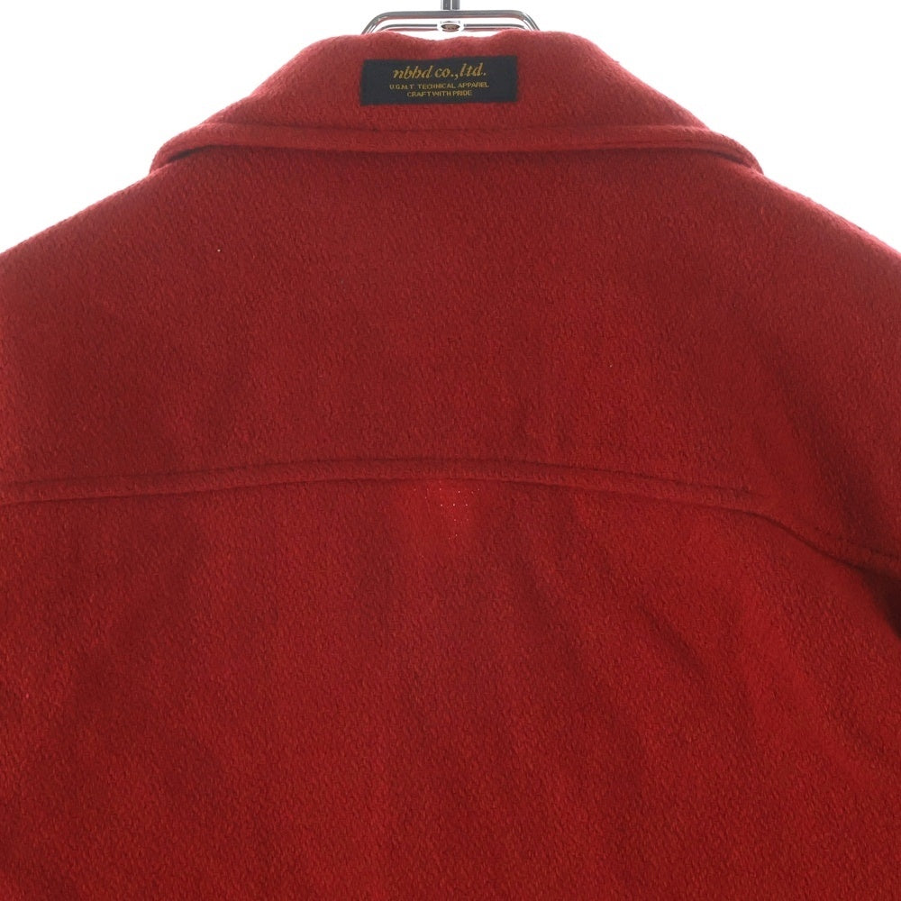NEIGHBORHOOD(ネイバーフッド) 13AW PO WE-SHIRT LS/CPO ミリタリーシャツジャケット レッド 132SPNH-SHM01