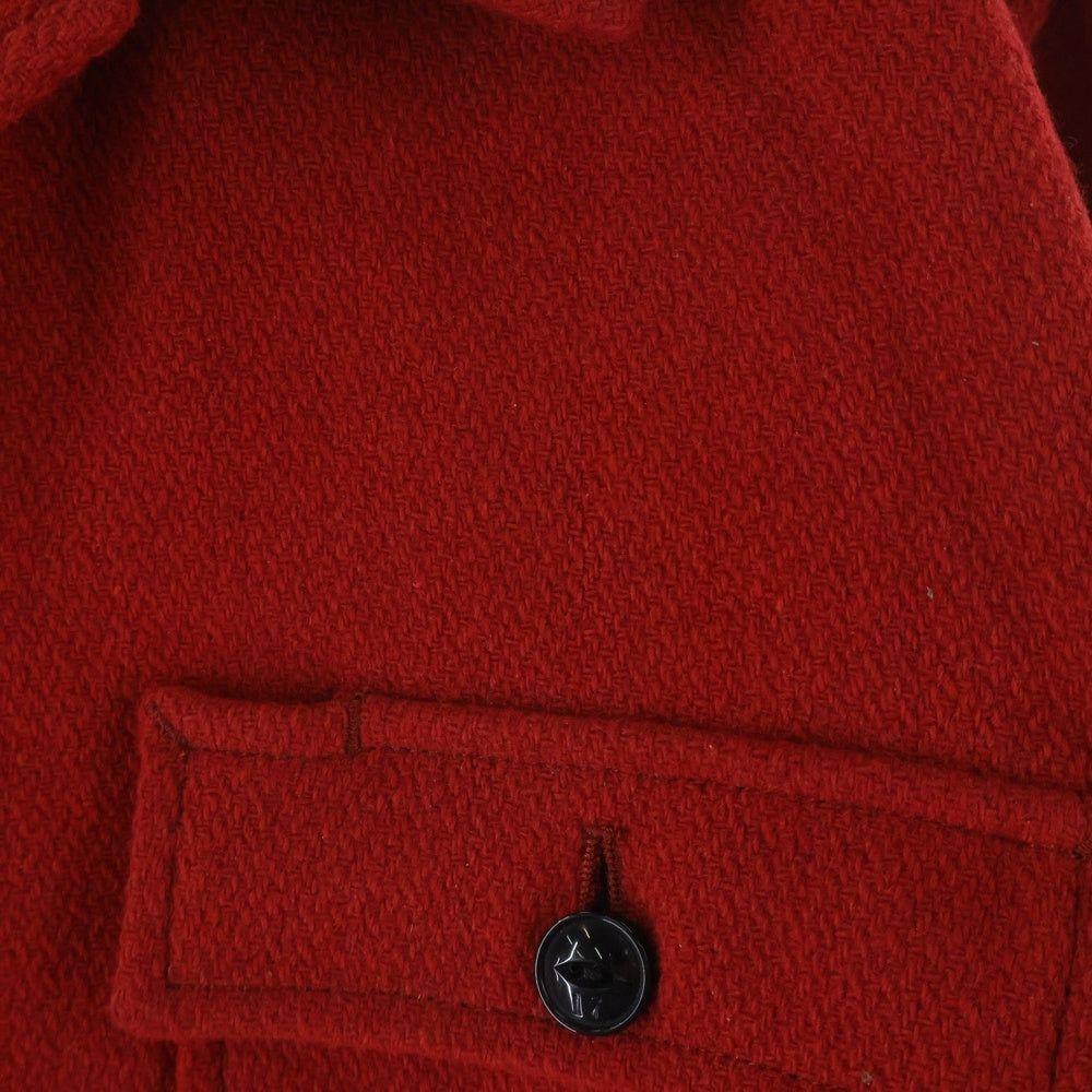 NEIGHBORHOOD(ネイバーフッド) 13AW PO WE-SHIRT LS/CPO ミリタリーシャツジャケット レッド 132SPNH-SHM01