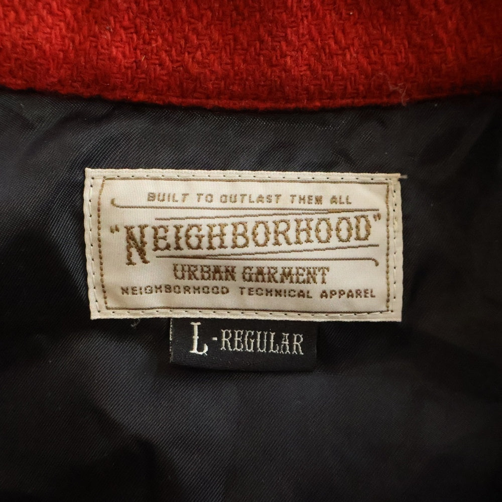 NEIGHBORHOOD(ネイバーフッド) 13AW PO WE-SHIRT LS/CPO ミリタリーシャツジャケット レッド 132SPNH-SHM01