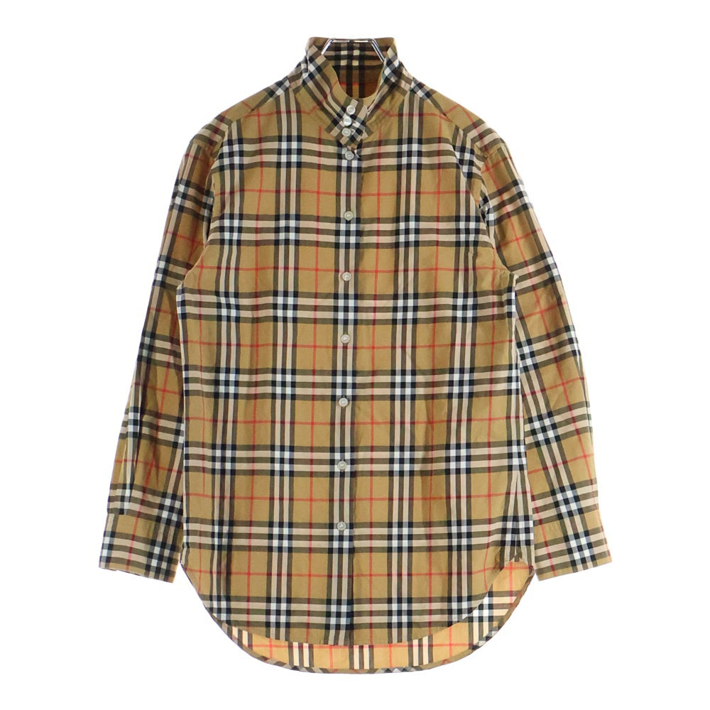 BURBERRY(バーバリー) ノバチェック総柄 長袖シャツ ベージュ 8002171
