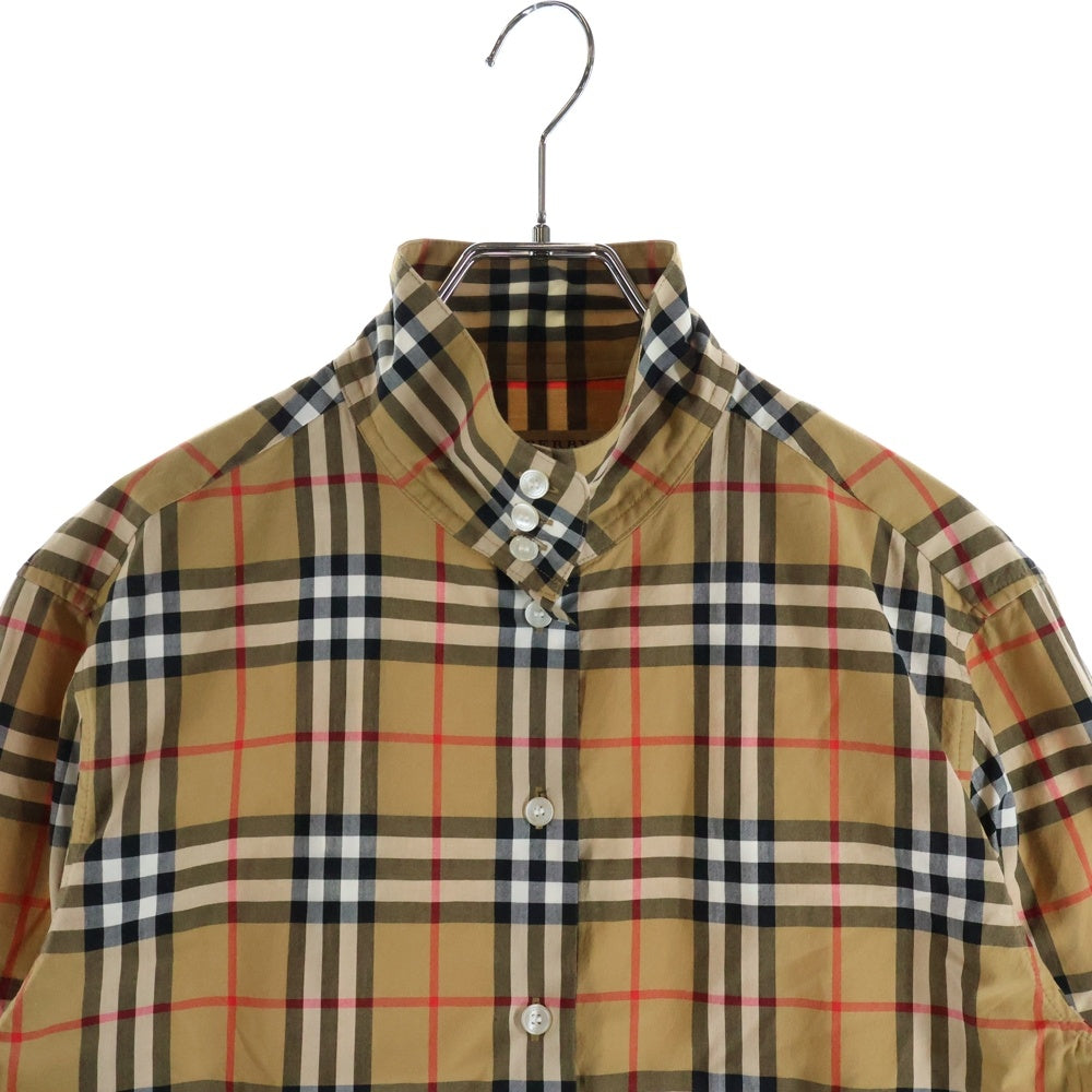 BURBERRY(バーバリー) ノバチェック総柄 長袖シャツ ベージュ 8002171