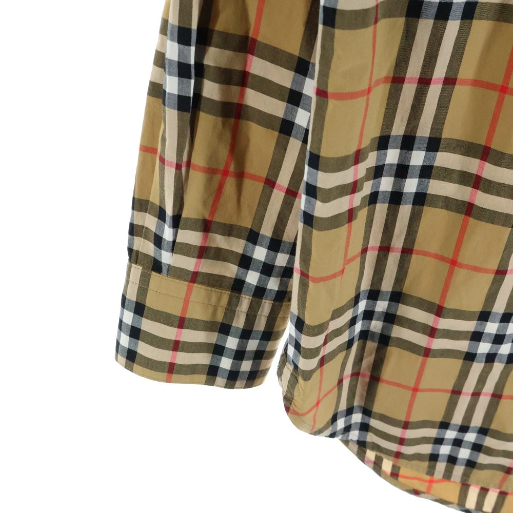 BURBERRY(バーバリー) ノバチェック総柄 長袖シャツ ベージュ 8002171