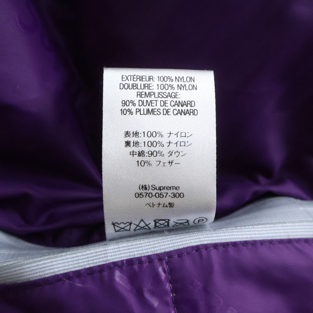 SUPREME(シュプリーム) 19FW GORE-TEX 700-Fill Down Parka ゴアテックス 700フィル ダウンパーカー ジャケット パープル