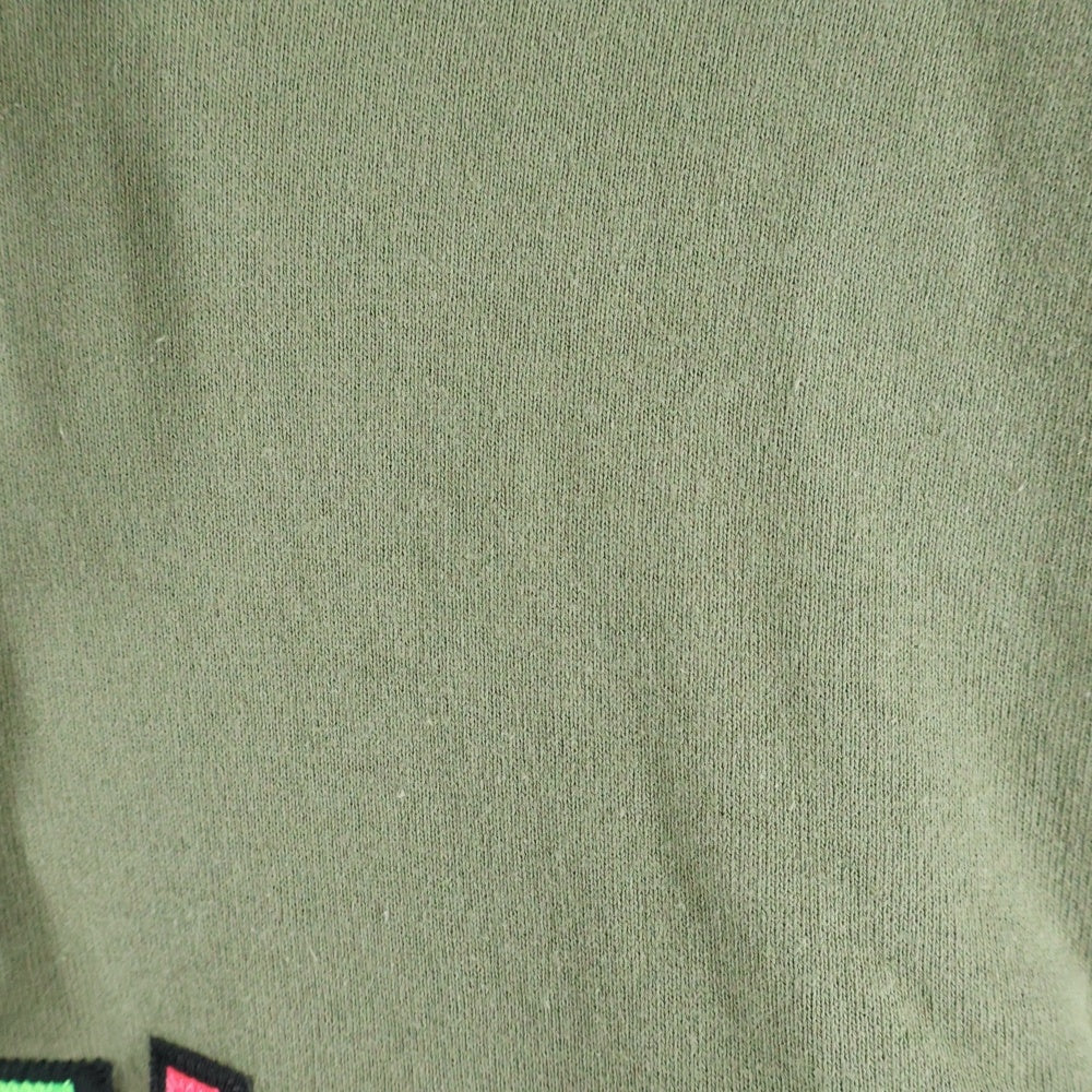 SUPREME(シュプリーム) 21AW ×WTAPS SIC'EM Hooded Sweatshirt フロント刺繍 プルオーバーパーカー スウェットフーディ カーキ