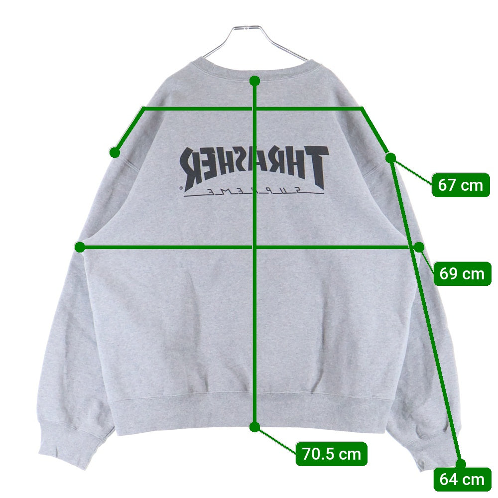 SUPREME(シュプリーム) 24AW ×Thrasher Crewneck スラッシャー フォト