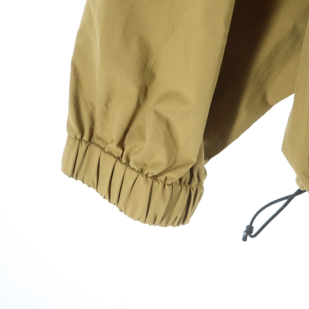 WTAPS(ダブルタップス) 22SS SMOCK/LS/POLY.RIPSTOP スモック リップストップ ナイロン クルーネック ロングスリーブナイロンTシャツ カットソー ブラウン 221BRDT-SHM04