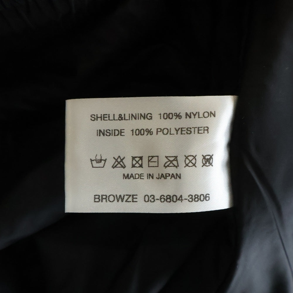 The Ennoy Professional(エンノイプロフェッショナル) 23AW ×Stylistshibutsu Belongings Nylon Padded Pants スタイリスト私物 パデット ナイロンパンツ ブラック AW23BRENPT05LP