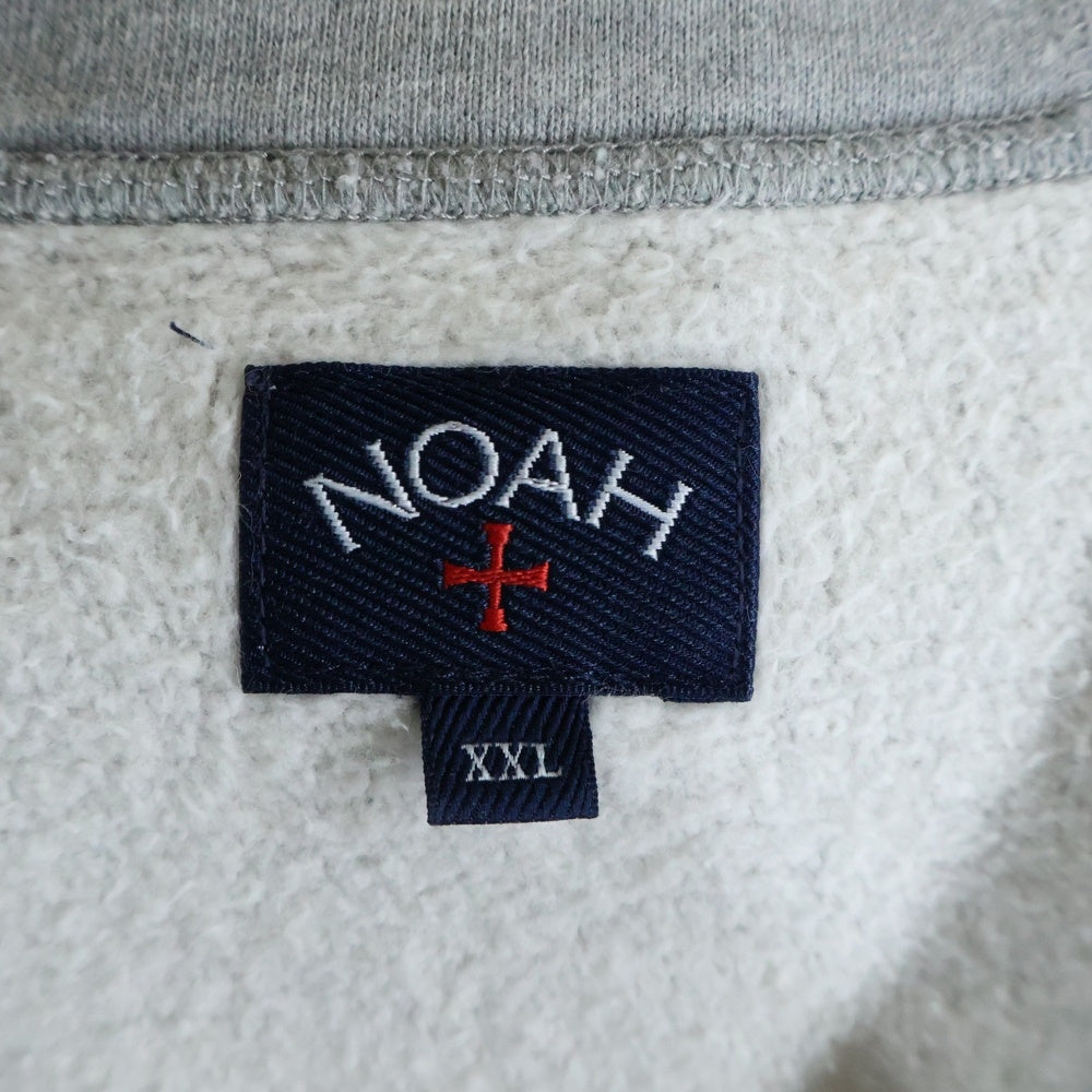 NOAH(ノア) ×YOUTH OF TODAY コラボ ユースオブトゥデイ ロゴプリント プルオーバーパーカー スウェットフーディ グレー