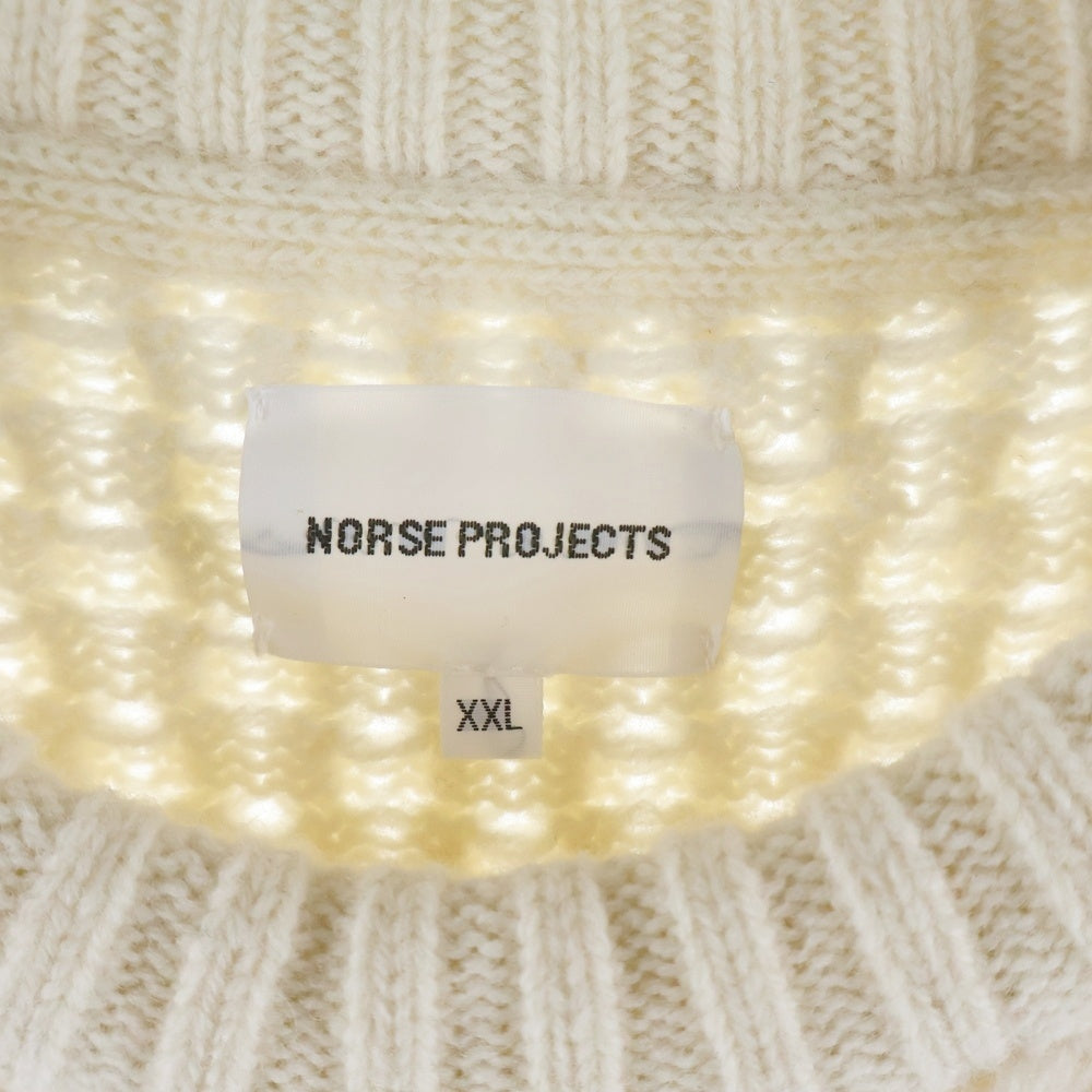 NORSE PROJECTS(ノースプロジェクツ) ローゲージクルーネックウールニットセーター アイボリー N45-0341