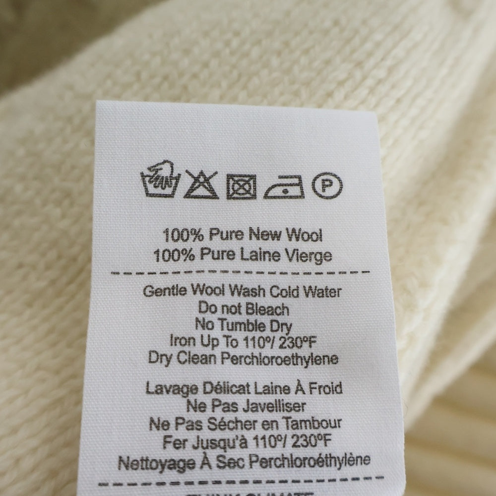 NORSE PROJECTS(ノースプロジェクツ) ローゲージクルーネックウールニットセーター アイボリー N45-0341