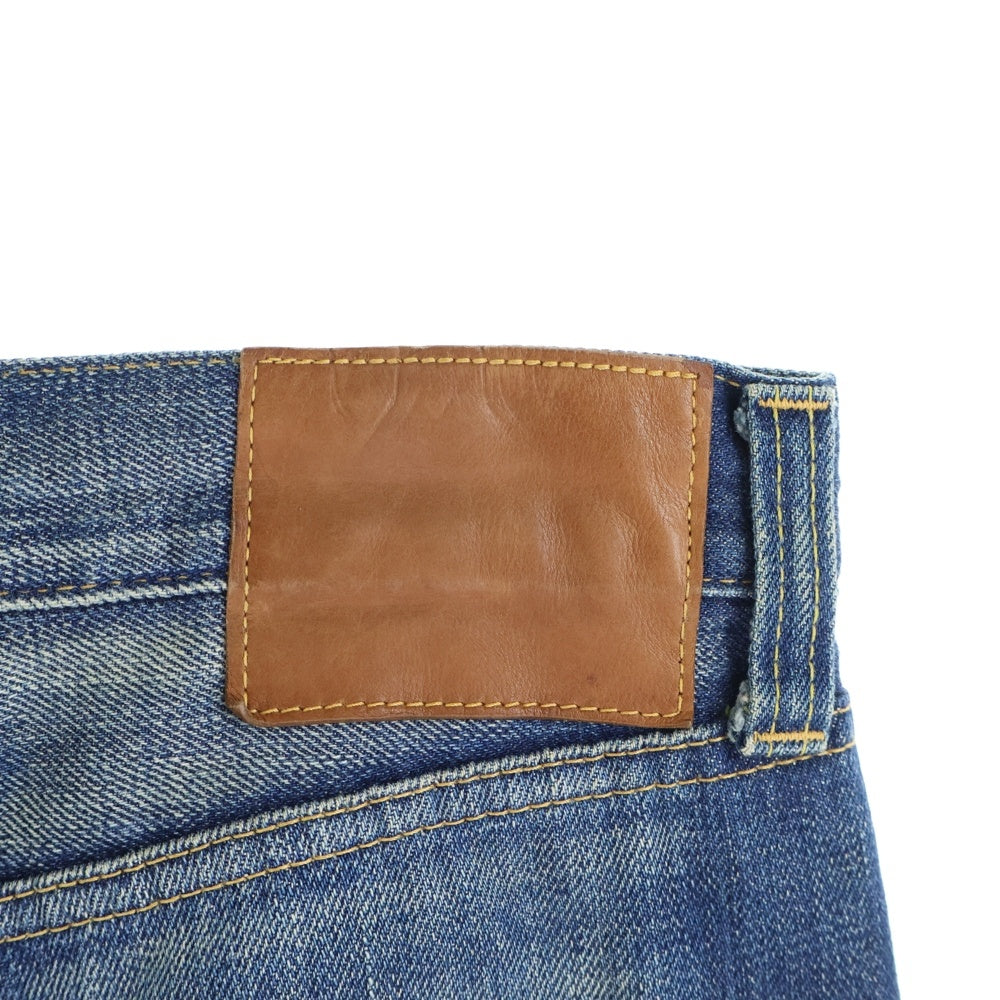 JUNYA WATANABE COMME des GARCONS(ジュンヤワタナベ コムデギャルソン) 09SS ユーズド加工 ウール切り替え デニム マーメイド フレアスカート インディゴ/ネイビー レディース JC-S011