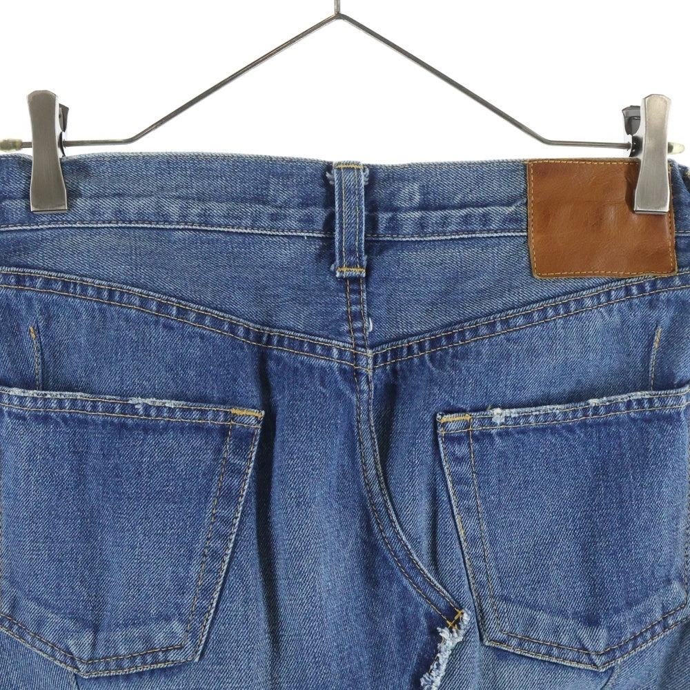 JUNYA WATANABE COMME des GARCONS(ジュンヤワタナベ コムデギャルソン) 09SS 再構築 変形 デニム マーメイド フレア ロングスカート インディゴ レディース JC-S006