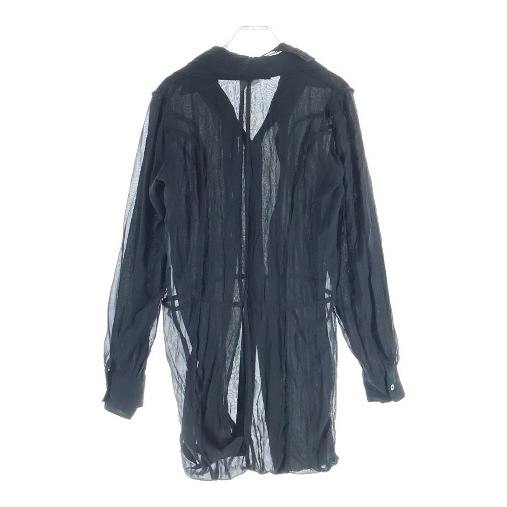 JUNYA WATANABE COMME des GARCONS(ジュンヤワタナベ コムデギャルソン) 07AW ダブルデザイン長袖シャツ JT-B004 ブラック