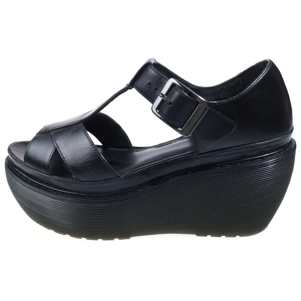Dr.Martens(ドクターマーチン) ADAYA レザー 厚底サンダル シューズ ブラック レディース