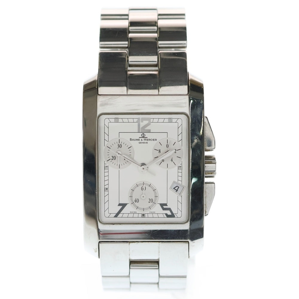 BAUME&MERCIER(ボームアンドメルシェ) 65341 ハンプトン クロノグラフ シルバー SS/QZ 腕時計