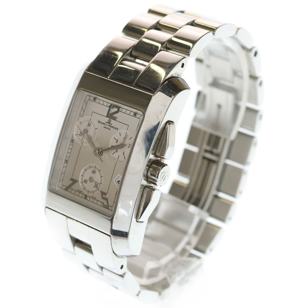BAUME&MERCIER(ボームアンドメルシェ) 65341 ハンプトン クロノグラフ シルバー SS/QZ 腕時計