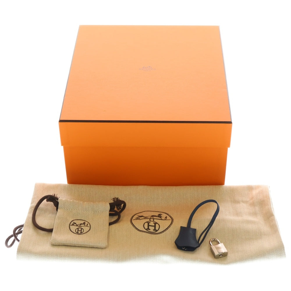 HERMES(エルメス) バーキン25 ヴォーエプソン トリコロール ディープブルー×ブルーイドラ×ブラック K刻印 シルバー金具 ハンドバッグ