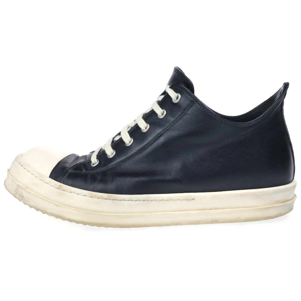 Rick Owens(リックオウエンス) SNEAKERS レザー ローカットスニーカー ブラック RU21S6891