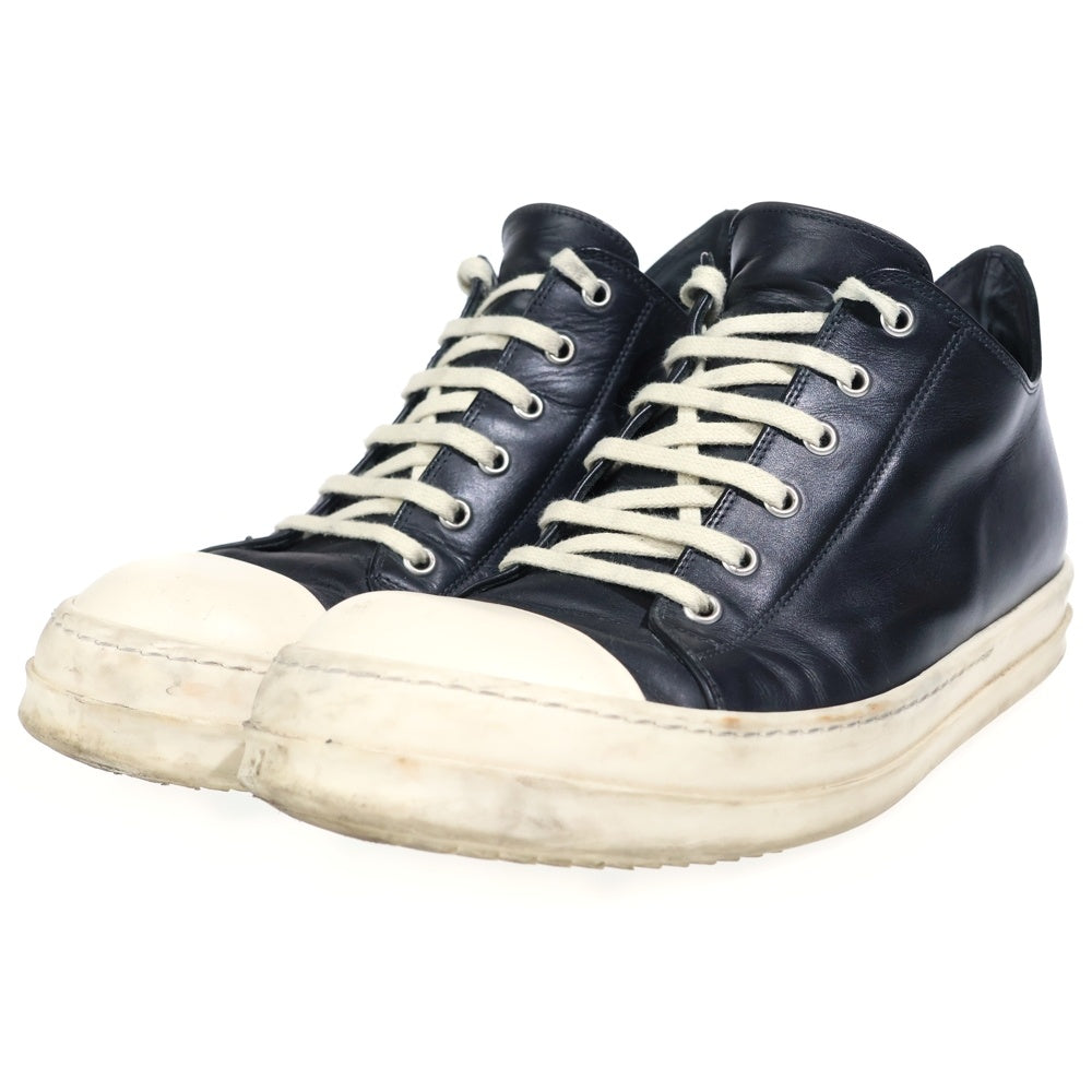 Rick Owens(リックオウエンス) SNEAKERS レザー ローカットスニーカー ブラック RU21S6891