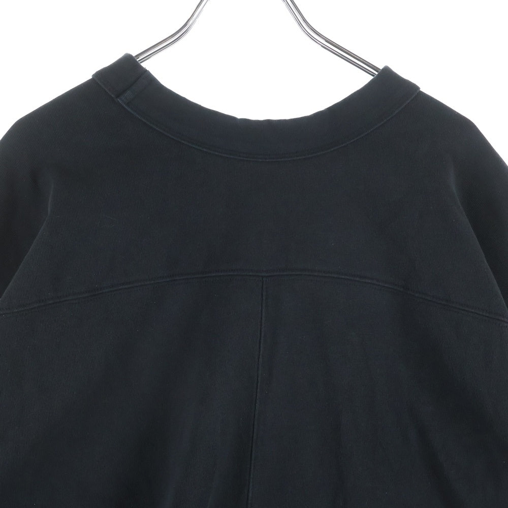 entire studios(エンタイア スタジオ) HEAVY LONG SLEEVE TEE 長袖Tシャツ ブラック ES2486 PO0170