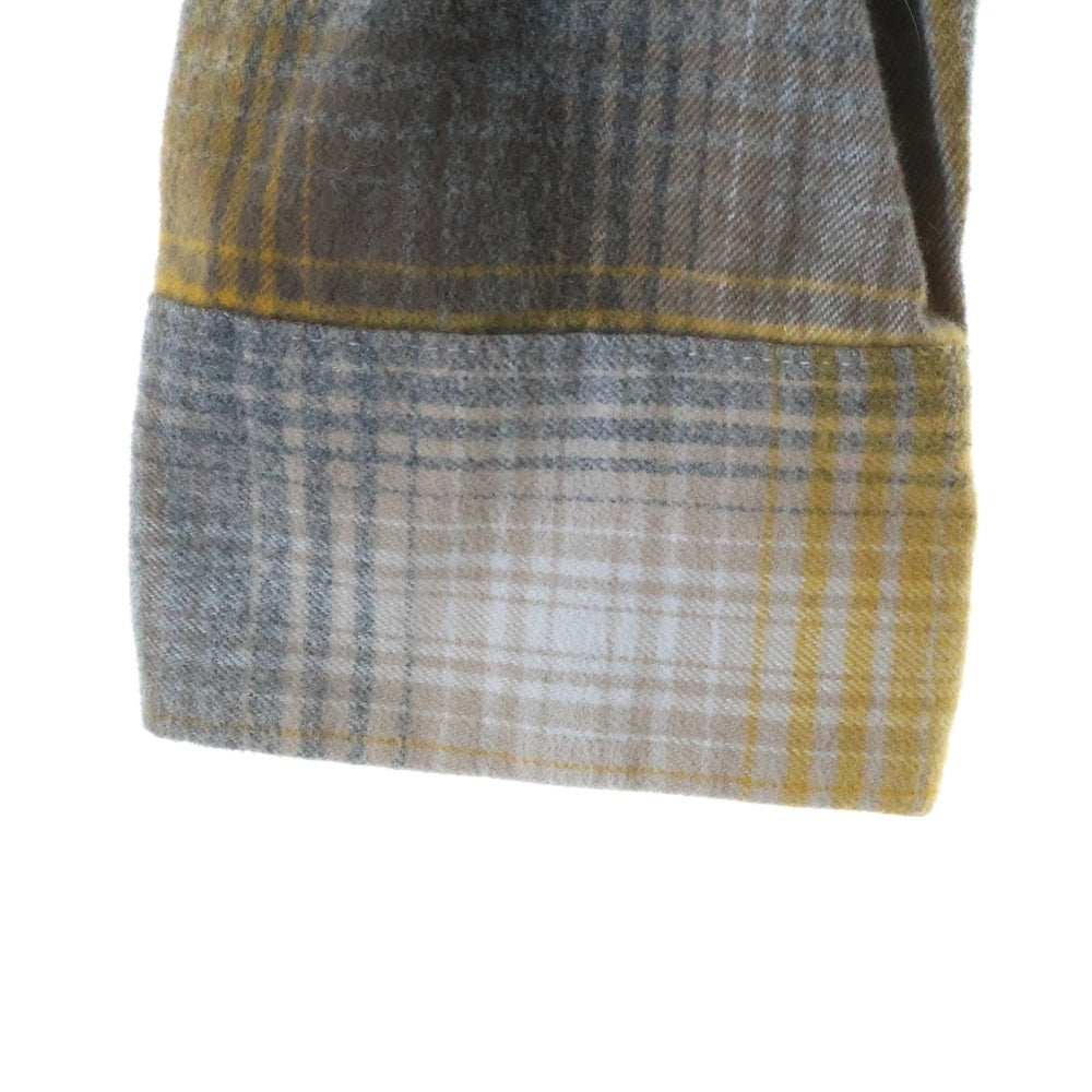 PENDLETON(ペンドルトン) オンブレチェック ボード 長袖シャツ グレー/イエロー