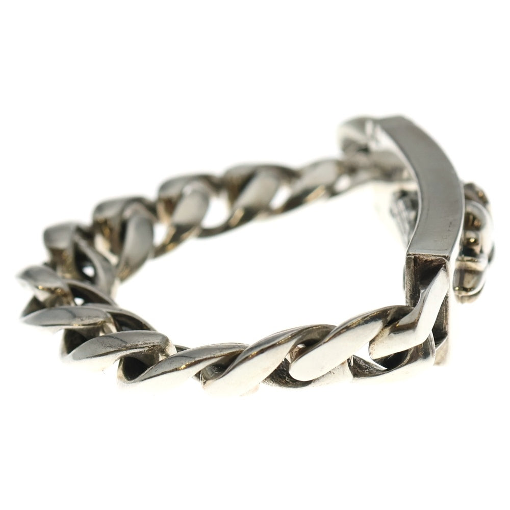 CHROME HEARTS(クロムハーツ) ID FLRL HEART フローラルハート IDクラシックリンクブレスレット 11LINK シルバー BCA167