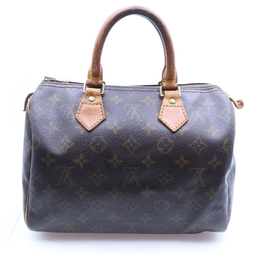 LOUIS VUITTON(ルイヴィトン) モノグラム スピーディ25 ハンド ミニボストンバッグ ゴールド金具 ブラウン M41528 レディース