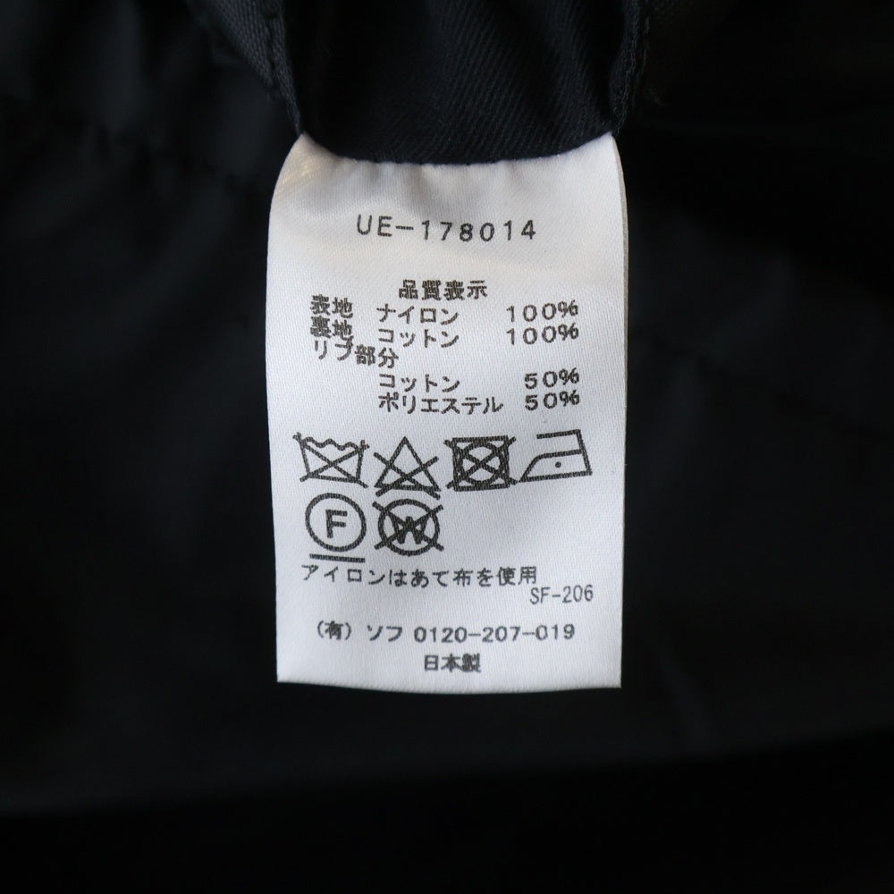 UNIFORM EXPERIMENT(ユニフォームエクスペリメント) BIG COACH BLOUSON ビッグコーチジャケット UE-178014 ブラック