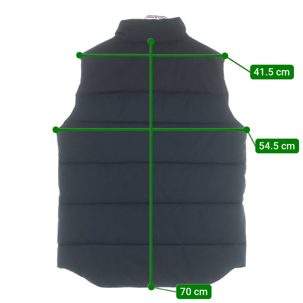 UNIFORM EXPERIMENT(ユニフォームエクスペリメント) 19AW PADDED VEST ダウン ベストUE-192018 ブラック