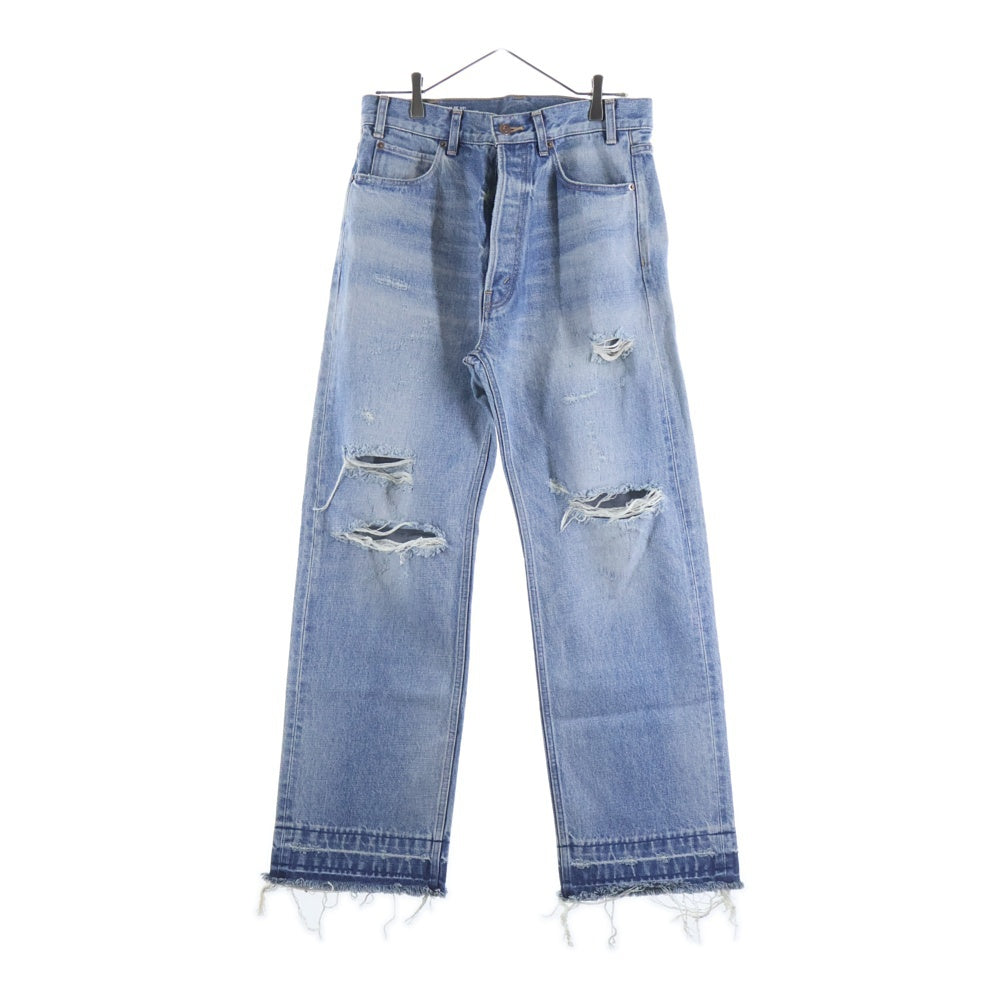 CELINE(セリーヌ) ダメージ加工デニムパンツ N851 033S 08WT インディゴ