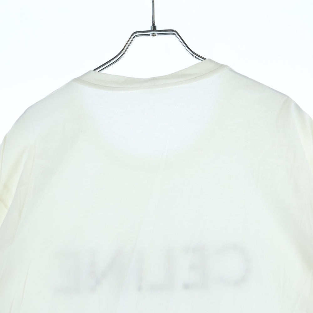 CELINE(セリーヌ) 22AW ルーズフィットロゴプリント半袖Tシャツ カットソー ブラック 2X681671Q
