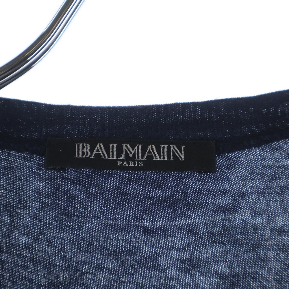 BALMAIN(バルマン) ボーダー Tシャツ ネイビー