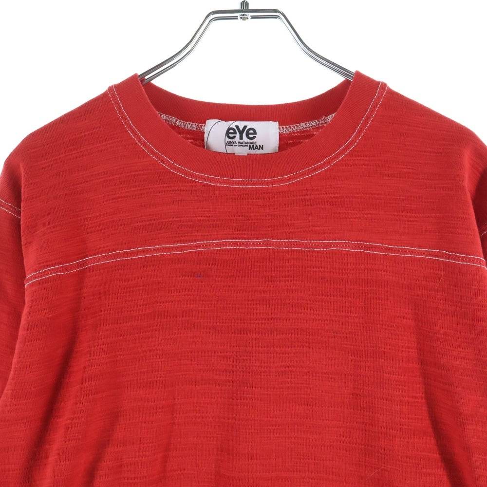 BLACK COMME des GARCONS(ブラックコムデギャルソン) 7分丈 Tシャツ レッド