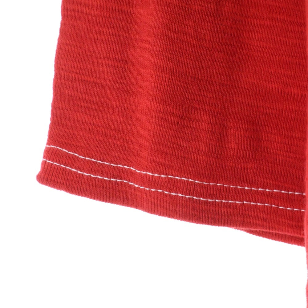 BLACK COMME des GARCONS(ブラックコムデギャルソン) 7分丈 Tシャツ レッド