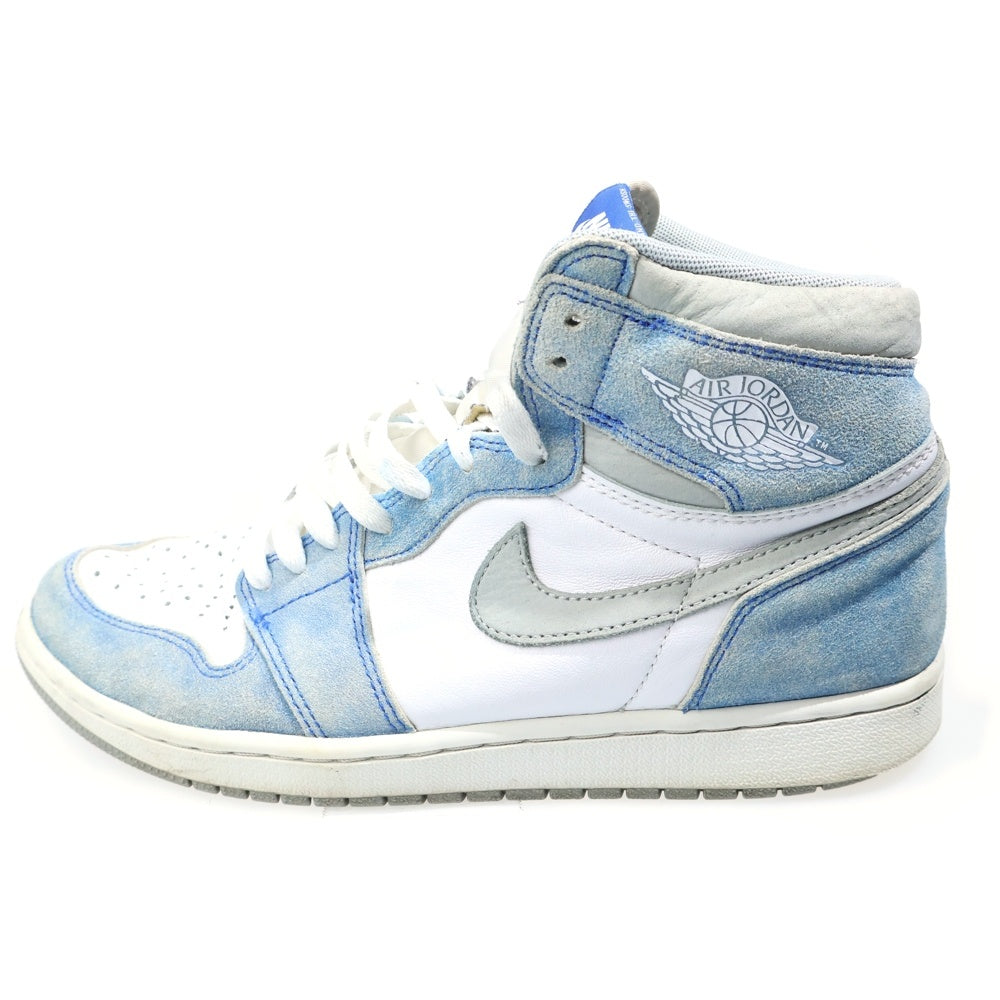 NIKE(ナイキ) AIR JORDAN 1 Hyper Royal エアジョーダン 1 ハイパーロイヤル ハイカットスニーカー ホワイト/インディゴ 555088-402 555088-402
