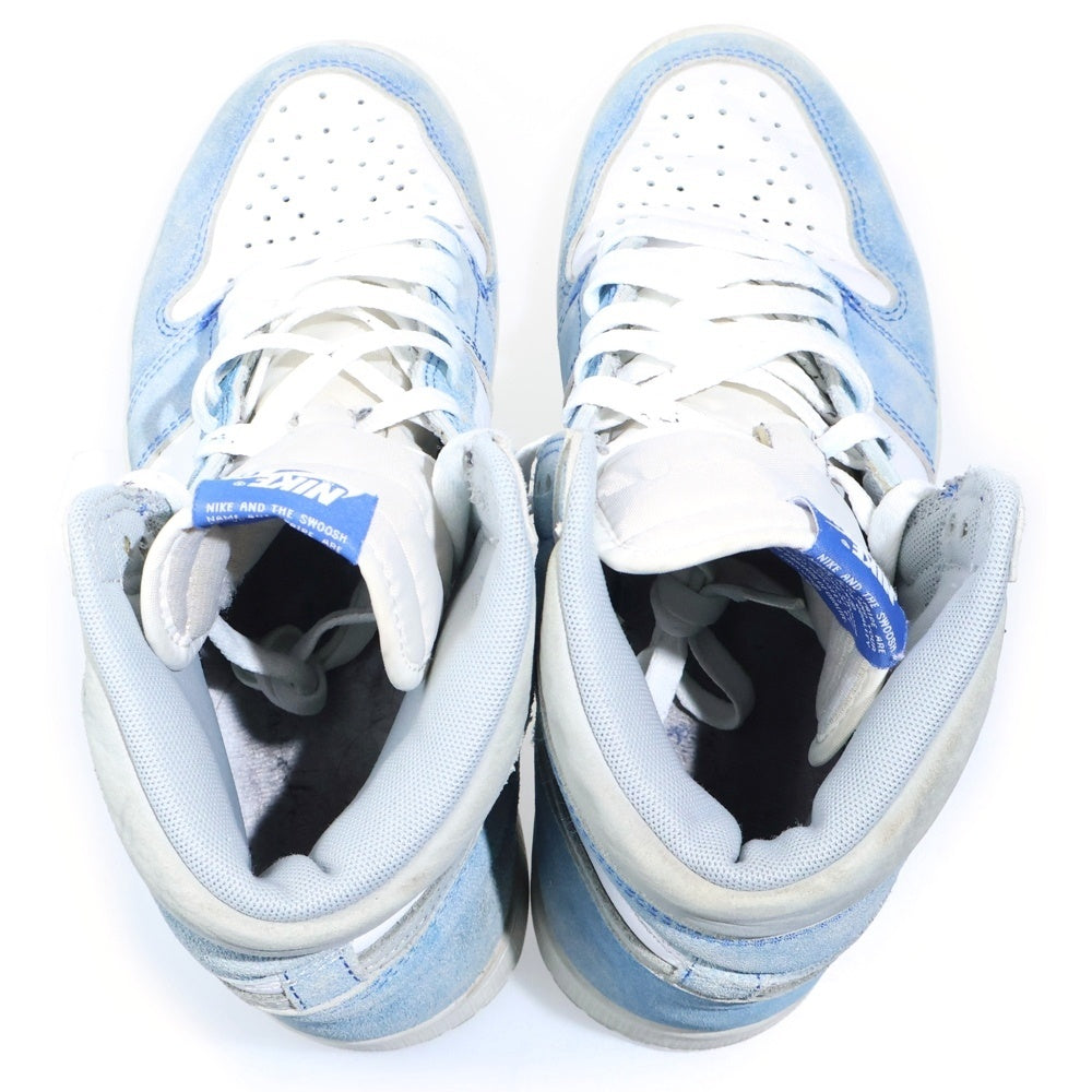 NIKE(ナイキ) AIR JORDAN 1 Hyper Royal エアジョーダン 1 ハイパーロイヤル ハイカットスニーカー ホワイト/インディゴ 555088-402 555088-402