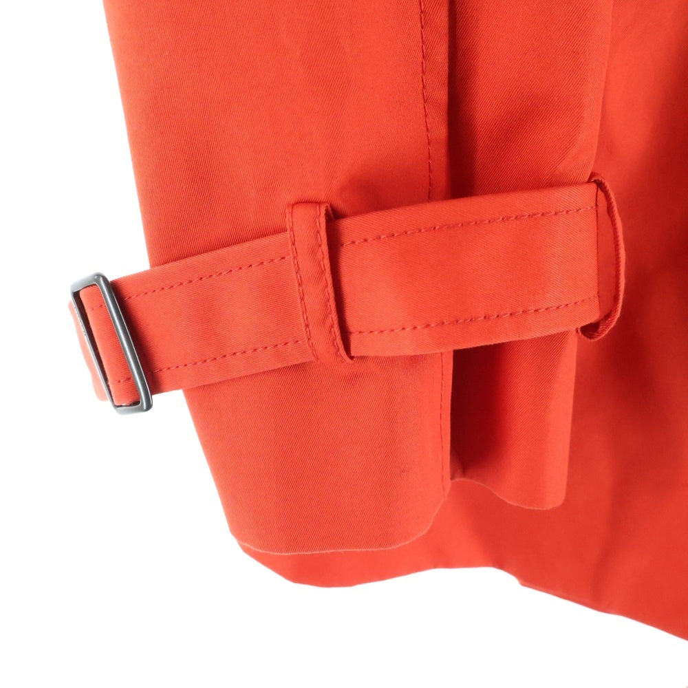 COACH(コーチ) ソリッドショートトレンチコート オレンジ レディース