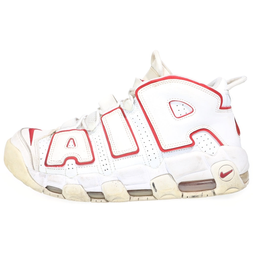 NIKE(ナイキ) AIR MORE UPTEMPO 96 921948-102 エアモアアップテンポ ハイカットスニーカー ホワイト/レッド 921948-102