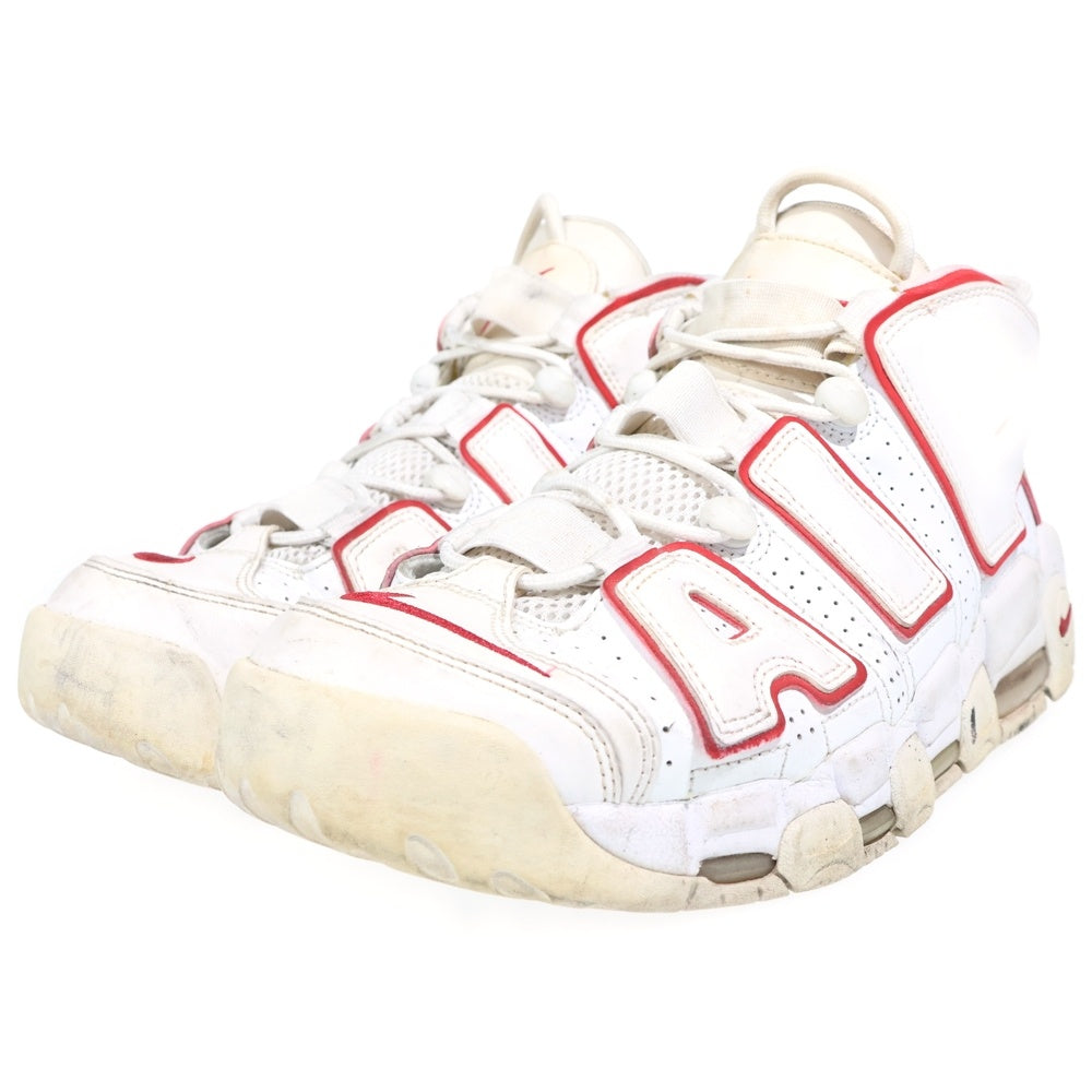 NIKE(ナイキ) AIR MORE UPTEMPO 96 921948-102 エアモアアップテンポ ハイカットスニーカー ホワイト/レッド 921948-102