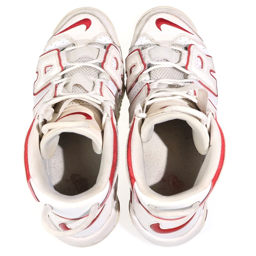 NIKE(ナイキ) AIR MORE UPTEMPO 96 921948-102 エアモアアップテンポ ハイカットスニーカー ホワイト/レッド 921948-102